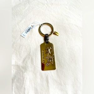 Coach keychain (Original price $68)